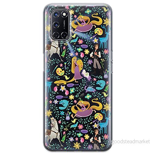 ERT GROUP mobiltelefonfodral för Oppo A92/ A72/ A52 originalt och officiellt licensierat Disney mönster Tangled 001 optimalt anpassad till formen på mobiltelefonen, gedeeltelijk transparant 5903040201398