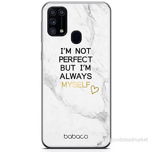ERT GROUP mobiltelefonfodral för Samsung M31 originalt och officiellt licensierat Babaco mönster Positive vibes 005 optimalt anpassad till formen på mobiltelefonen, fodral tillverkad av TPU plast 5903932951653
