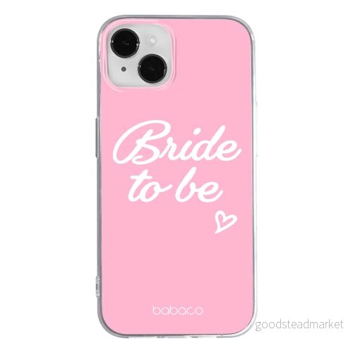 ERT GROUP mobiltelefonfodral för Apple Iphone 14 PLUS originalt och officiellt licensierat Babaco mönster Bride to be 001 anpassad till formen på mobiltelefonen, fodral tillverkad av TPU plast 5905131901996