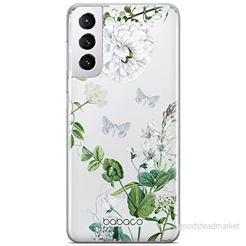 ERT GROUP mobiltelefonfodral för Samsung S21 originalt och officiellt licensierat Babaco mönster Flowers 030 optimalt anpassad till formen på mobiltelefonen, gedeeltelijk transparant 5905131278890