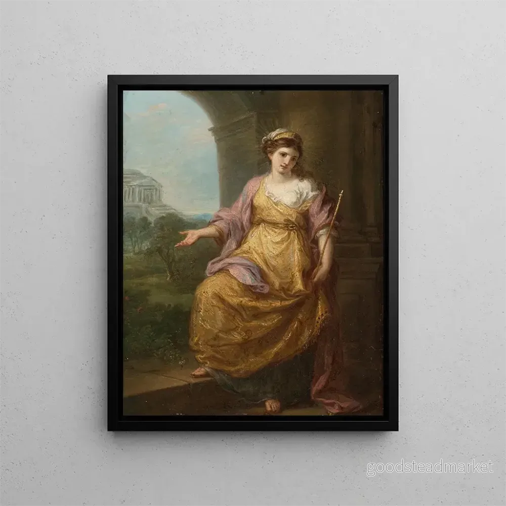 Målning Allégorie féminine – Angelica Kauffman | Konsttryck Målning Allégorie féminine – Angelica Kauffman | Konsttryck