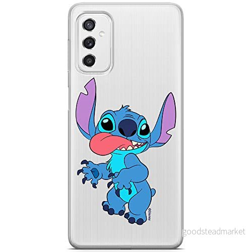 ERT GROUP mobiltelefonfodral för Samsung M52 5G originalt och officiellt licensierat Disney mönster Stitch 012 optimalt anpassad till formen på mobiltelefonen, gedeeltelijk transparant 5905131187215