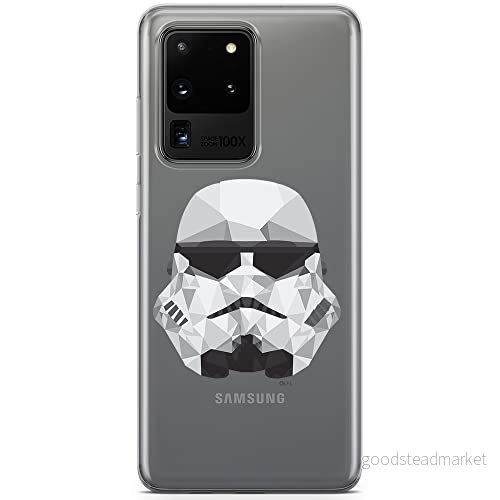 ERT GROUP Mobiltelefonskal för Samsung S20 Ultra original och officiellt licenserat Star Wars mönster Stormtrooper 008 anpassad till mobiltelefonens form, delvis transparent 5903537529684