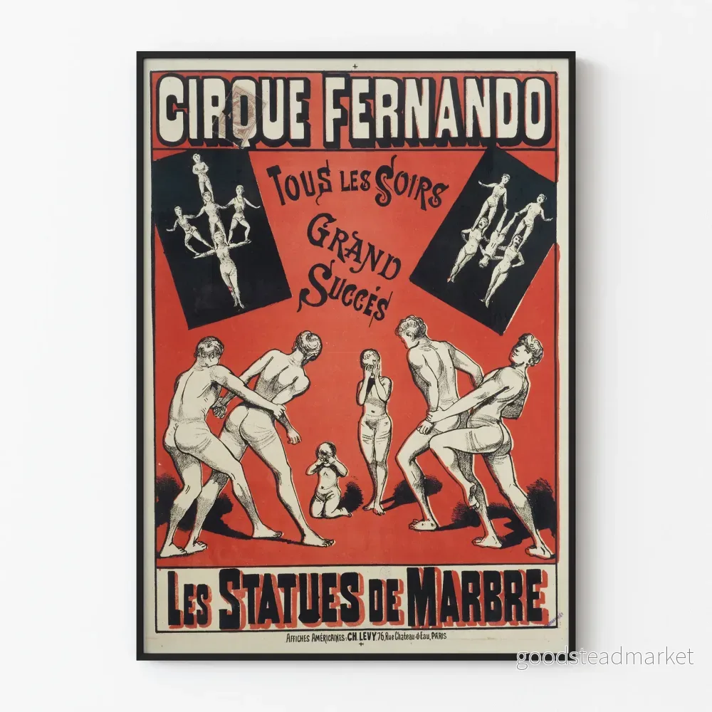 Cirque Fernando-Postern - Marmorstatuetter
