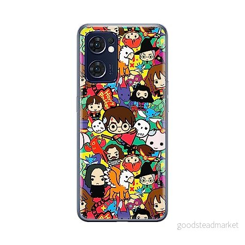 ERT GROUP mobiltelefonfodral för Oppo RENO 7 5G originalt och officiellt licensierat Harry Potter mönster 247 optimalt anpassad till formen på mobiltelefonen, fodral tillverkad av TPU plast 5905511319588