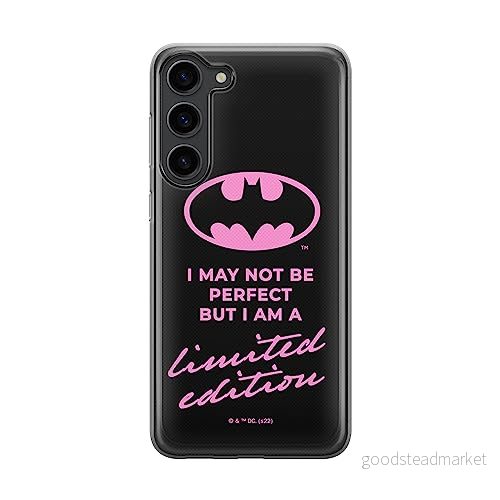 ERT GROUP mobiltelefonfodral för Samsung S23 PLUS originalt och officiellt licensierat DC mönster Batman 062 optimalt anpassad till formen på mobiltelefonen, fodral tillverkad av TPU plast 5905511453404