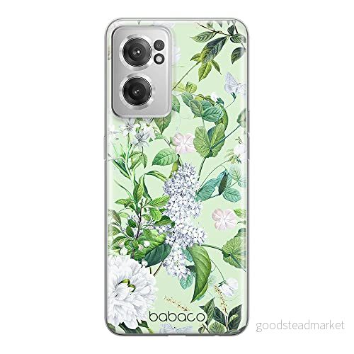 ERT GROUP mobiltelefonfodral för Oneplus NORD CE 2 originalt och officiellt licensierat Babaco mönster Flowers 038 optimalt anpassad till formen på mobiltelefonen, fodral tillverkad av TPU plast 5905511293475