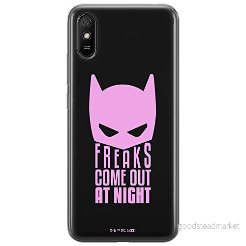 ERT GROUP mobiltelefonfodral för Xiaomi REDMI 9A originalt och officiellt licensierat DC mönster Batman 052 optimalt anpassad till formen på mobiltelefonen, fodral tillverkad av TPU plast 5905131545312