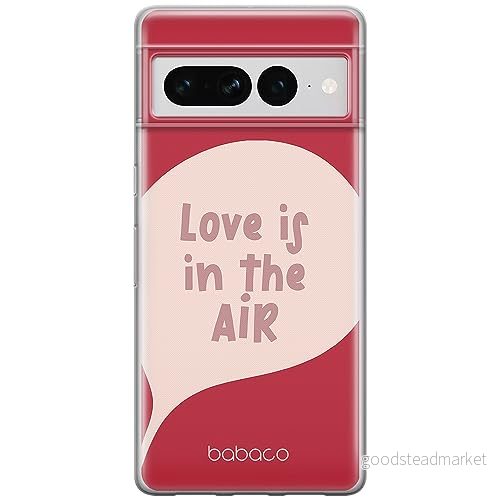 ERT GROUP mobiltelefonfodral för Google PIXEL 7 PRO originalt och officiellt licensierat Babaco mönster Love is in the air 001 anpassad till formen på mobiltelefonen, fodral tillverkad av TPU plast 5905795168971