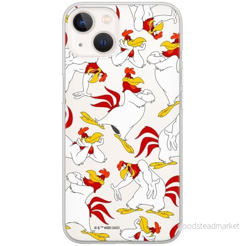 ERT GROUP mobiltelefonfodral för Iphone 13 MINI originalt och officiellt licensierat Looney Tunes mönster Foghorn Leghorn 001 optimalt anpassad till formen på mobiltelefonen, gedeeltelijk transparant 5905511667443
