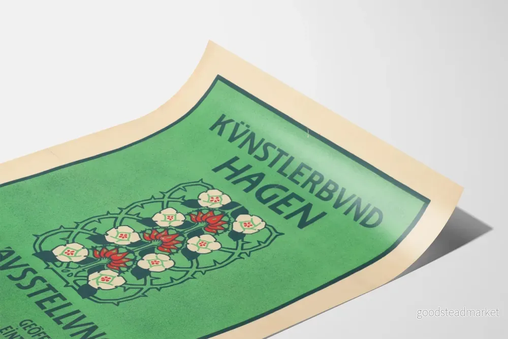 Vintage affisch Kunstlerbund Hagen för väggdekoration - Bild 3