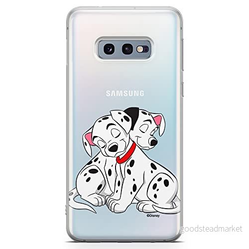 ERT GROUP mobiltelefonfodral för Samsung S10e originalt och officiellt licensierat Disney mönster Dalmatians 005 Vit optimalt anpassad till formen på mobiltelefonen, gedeeltelijk transparant 5904805889516