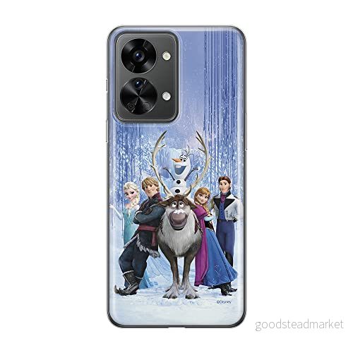 ERT GROUP mobiltelefonfodral för Oneplus NORD 2T 5G originalt och officiellt licensierat Disney mönster Frozen 001 optimalt anpassad till formen på mobiltelefonen, fodral tillverkad av TPU plast 5905511263430