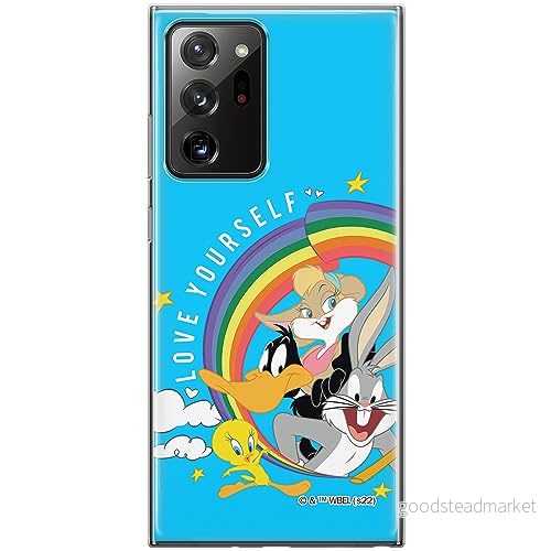 ERT GROUP mobiltelefonfodral för Samsung GALAXY NOTE 20 ULTRA originalt och officiellt licensierat Looney Tunes mönster 016 anpassad till formen på mobiltelefonen, fodral tillverkad av TPU plast 5905511997274