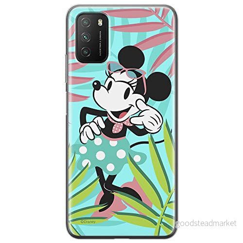 ERT GROUP mobiltelefonfodral för Xiaomi REDMI 9T originalt och officiellt licensierat Disney mönster Minnie 040 optimalt anpassad till formen på mobiltelefonen, fodral tillverkad av TPU plast 5904805603815