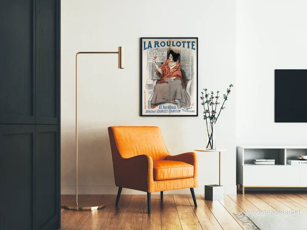 Vintageposter La Roulotte Montmartre - Konstnärlig väggdekoration - Bild 2