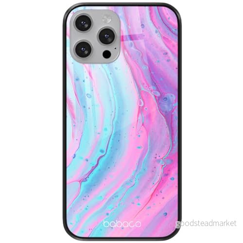 ERT GROUP mobiltelefonfodral för Apple Iphone 13 PRO MAX originalt och officiellt licensierat Babaco mönster Abstract 012 tillverkad av härdat glas, skyddsfodral 5904805863837