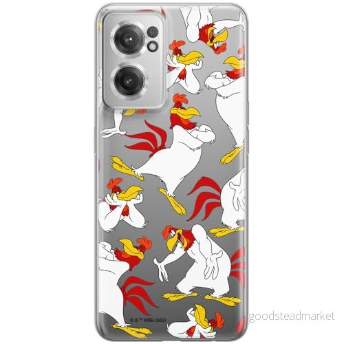 ERT GROUP mobiltelefonfodral för OnePlus NORD CE 2 originalt och officiellt licensierat Looney Tunes mönster Foghorn Leghorn 001 anpassad till formen på mobiltelefonen, gedeeltelijk transparant 5905511668013