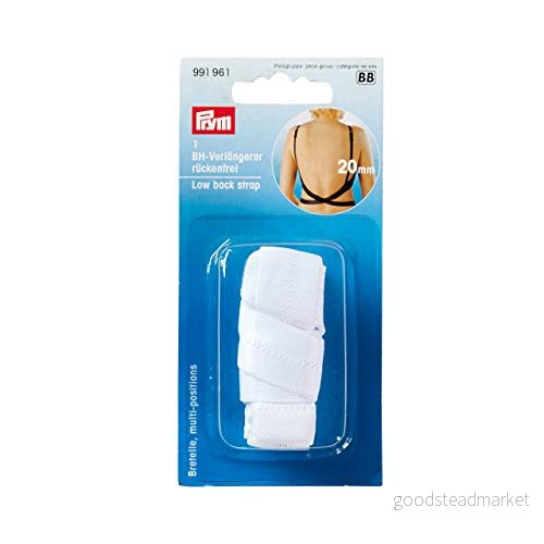 Prym Vit (20mm) Låg Ryggrem 1 Bit 4002279162706