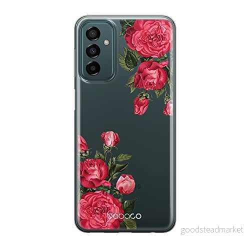 ERT GROUP mobiltelefonfodral för Samsung M13 4G/M23 5G/F23 originalt och officiellt licensierat Babaco mönster Flowers 007 optimalt anpassad till formen på mobiltelefonen, gedeeltelijk transparant 5905511362744