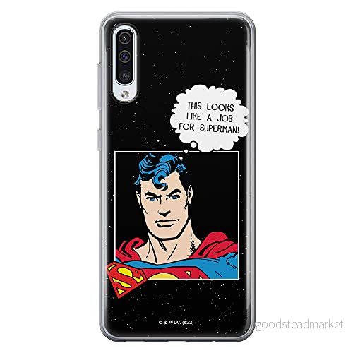 ERT GROUP mobiltelefonfodral för Samsung A50/ A50s/ A30s originalt och officiellt licensierat DC mönster Superman 037 optimalt anpassad till formen på mobiltelefonen, fodral tillverkad av TPU plast 5905131571472