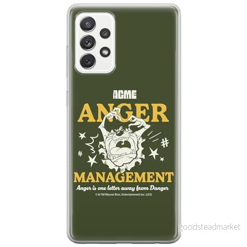 ERT GROUP mobiltelefonfodral för Samsung A53 5G originalt och officiellt licensierat Looney Tunes mönster Tasmanian 006 anpassad till formen på mobiltelefonen, fodral tillverkad av TPU plast 5905795135171