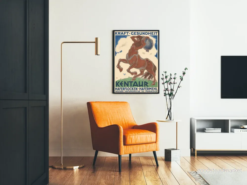 Vintageposter Kentaur Hälsa och Kraft - Vintage Väggdekoration - Bild 2