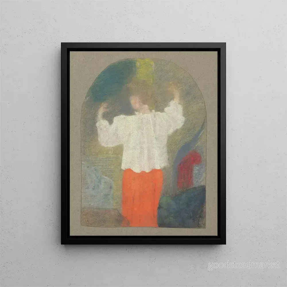 Målning Marie i karako som gör sig i ordning – Édouard Vuillard | Konsttryck