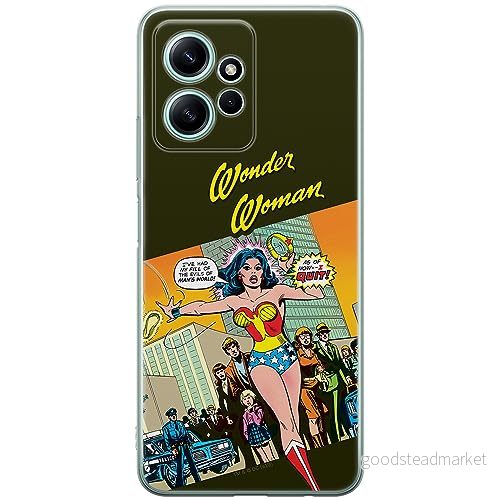 ERT GROUP mobiltelefonfodral för Xiaomi REDMI NOTE 12 4G originalt och officiellt licensierat DC mönster Wonder Woman 016 anpassad till formen på mobiltelefonen, fodral tillverkad av TPU plast 5905511954727