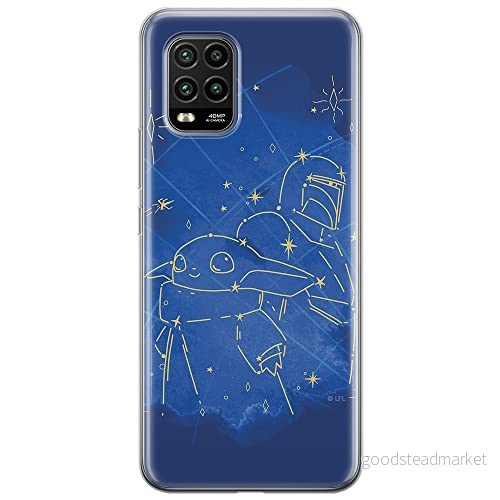 ERT GROUP mobiltelefonfodral för Xiaomi MI 10 LITE originalt och officiellt licensierat Star Wars mönster Baby Yoda 023 optimalt anpassad till formen på mobiltelefonen, fodral tillverkad av TPU plast 5904805076800