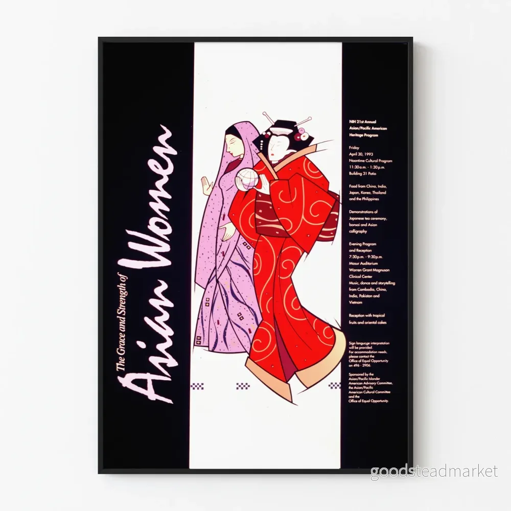 Dekorativ poster The Grace and Strength of Asian Women Dekorativ poster The Grace and Strength of Asian Women