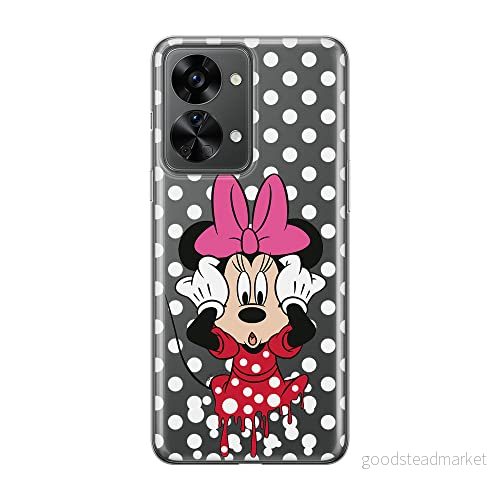 ERT GROUP mobiltelefonfodral för Oneplus NORD 2T 5G originalt och officiellt licensierat Disney mönster Minnie 016 optimalt anpassad till formen på mobiltelefonen, gedeeltelijk transparant 5905511265649