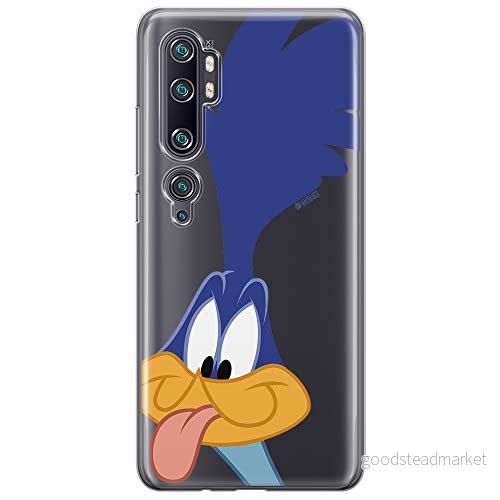 ERT GROUP mobiltelefonfodral för Xiaomi MI NOTE 10 / PRO originalt och officiellt licensierat Looney Tunes mönster Road Runner 002, gedeeltelijk transparant 5904805580987
