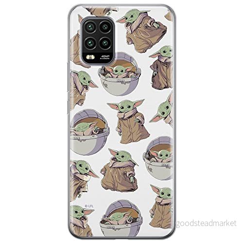ERT GROUP mobiltelefonfodral för Xiaomi MI 10 LITE originalt och officiellt licensierat Star Wars mönster Baby Yoda 028 optimalt anpassad till formen på mobiltelefonen, fodral tillverkad av TPU plast 5904805095948