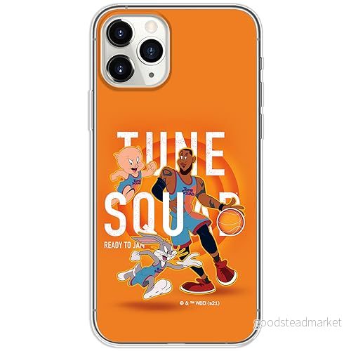 ERT GROUP mobiltelefonfodral för Iphone 11 PRO MAX originalt och officiellt licensierat Looney Tunes mönster Space Jam 004 anpassad till formen på mobiltelefonen, fodral tillverkad av TPU plast 5905511021337