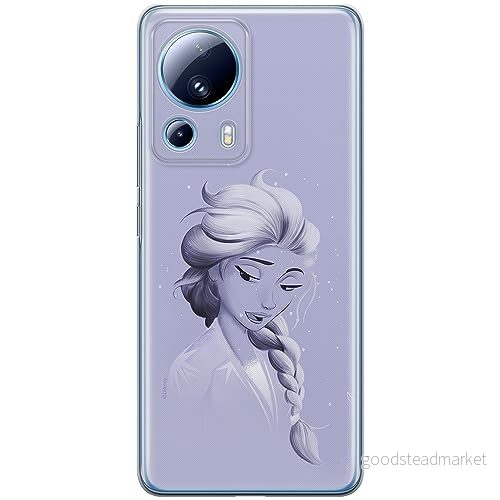 ERT GROUP mobiltelefonfodral för Xiaomi 13 LITE/CIVI 2 originalt och officiellt licensierat Disney mönster Elsa 013 optimalt anpassad till formen på mobiltelefonen, fodral tillverkad av TPU plast 5905511916206