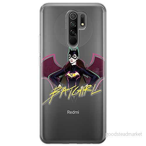 ERT GROUP mobiltelefonfodral för Xiaomi REDMI 9 originalt och officiellt licensierat DC mönster Bat Girl 004 optimalt anpassad till formen på mobiltelefonen, gedeeltelijk transparant 5903040289723