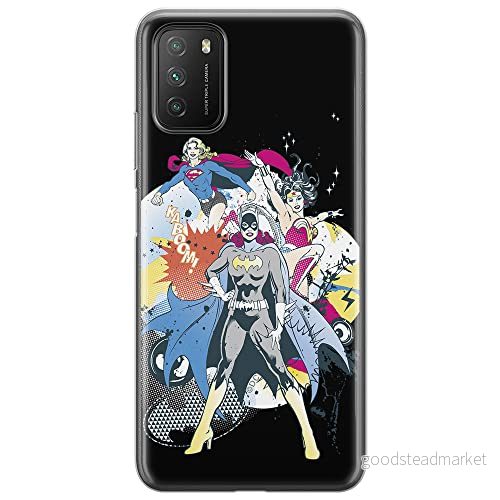 ERT GROUP mobiltelefonfodral för Xiaomi REDMI 9T originalt och officiellt licensierat DC mönster Super Girls 001 optimalt anpassad till formen på mobiltelefonen, fodral tillverkad av TPU plast 5904805605031