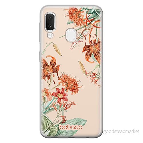 ERT GROUP mobiltelefonfodral för Samsung A20e originalt och officiellt licensierat Babaco mönster Flowers 057 optimalt anpassad till formen på mobiltelefonen, fodral tillverkad av TPU plast 5905131365842