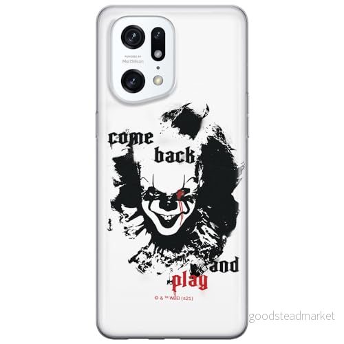 ERT GROUP mobiltelefonfodral för Oppo FIND X5 PRO originalt och officiellt licensierat Horror mönster It 011 optimalt anpassad till formen på mobiltelefonen, fodral tillverkad av TPU plast 5905511416577