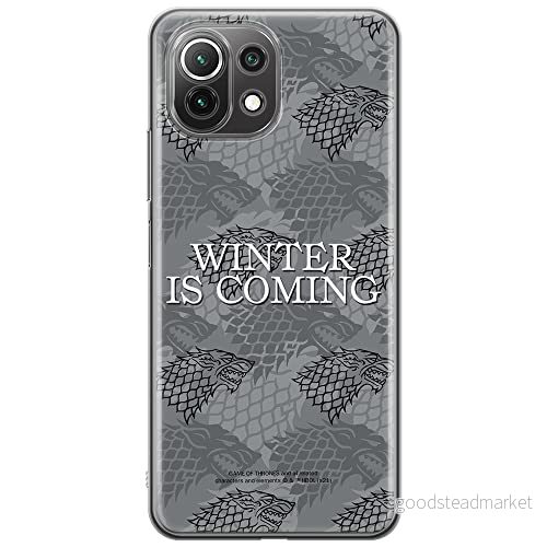 ERT GROUP mobiltelefonfodral för Xiaomi 11 LITE 4G/5G originalt och officiellt licensierat Game od Thrones mönster of 019, fodral tillverkad av TPU plast 5903932706147
