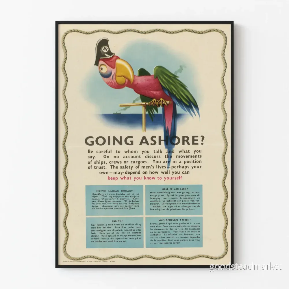 Marinens hemliga propagandaposter - Landstigning