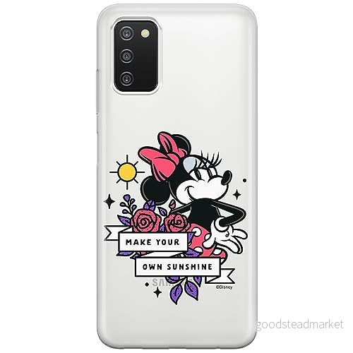 ERT GROUP mobiltelefonfodral för Samsung A03S originalt och officiellt licensierat Disney mönster Minnie 073 optimalt anpassad till formen på mobiltelefonen, gedeeltelijk transparant 5905795024833