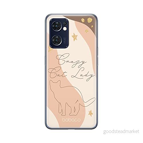 ERT GROUP mobiltelefonfodral för Oppo RENO 7 5G originalt och officiellt licensierat Babaco mönster Cats 009 optimalt anpassad till formen på mobiltelefonen, fodral tillverkad av TPU plast 5905511315375