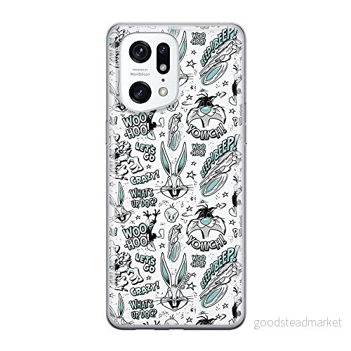 ERT GROUP mobiltelefonfodral för Oppo FIND X5 PRO originalt och officiellt licensierat Looney Tunes mönster 004 optimalt anpassad till formen på mobiltelefonen, fodral tillverkad av TPU plast 5905511406509