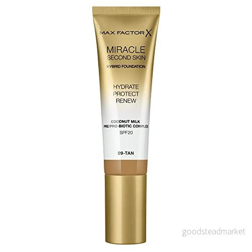 Max Factor Miracle Second Skin Foundation Liquid Tan 09 30 Ml 3614229764826