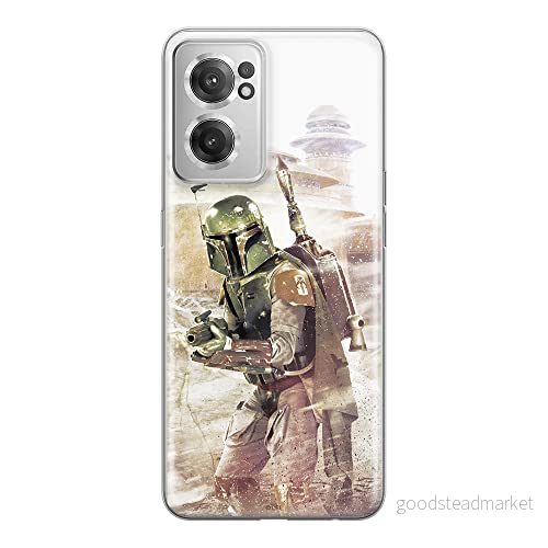 ERT GROUP mobiltelefonfodral för Oneplus NORD CE 2 originalt och officiellt licensierat Star Wars mönster Boba Fett 001 optimalt anpassad till formen på mobiltelefonen, fodral tillverkad av TPU plast 5905511296544