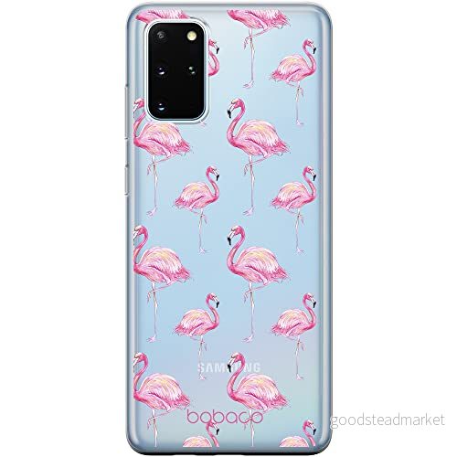 ERT GROUP mobiltelefonfodral för Samsung S20 PLUS / S11 originalt och officiellt licensierat Babaco mönster Flamingo 005 optimalt anpassad till formen på mobiltelefonen, gedeeltelijk transparant 5903040424155