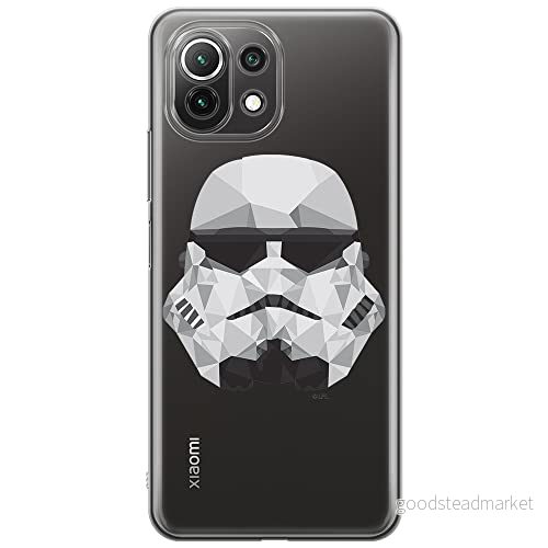 ERT GROUP mobiltelefonfodral för Xiaomi 11 LITE 4G/5G originalt och officiellt licensierat Star Wars mönster Stormtrooper 008, gedeeltelijk transparant 5903932705379