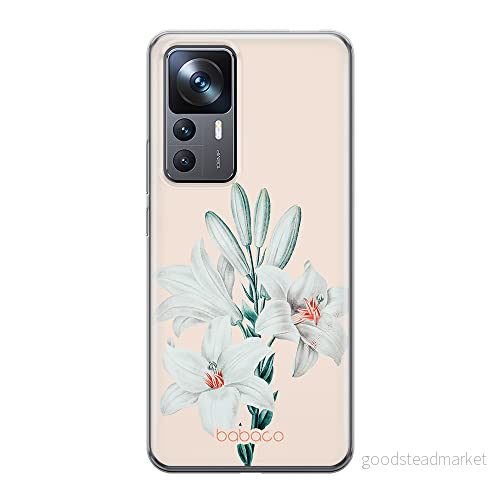 ERT GROUP mobiltelefonfodral för Xiaomi 12T/12T pro/K50 Ultra originalt och officiellt licensierat Babaco mönster Flowers 039 anpassad till formen på mobiltelefonen, fodral tillverkad av TPU plast 5905511584313